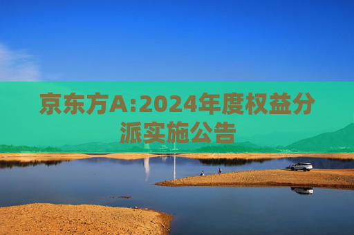 京东方A:2024年度权益分派实施公告