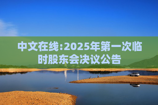 中文在线:2025年第一次临时股东会决议公告