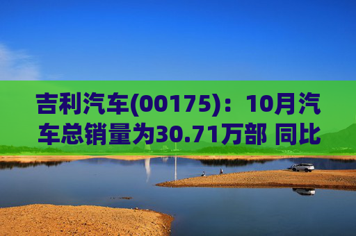 吉利汽车(00175)：10月汽车总销量为30.71万部 同比增长约35%