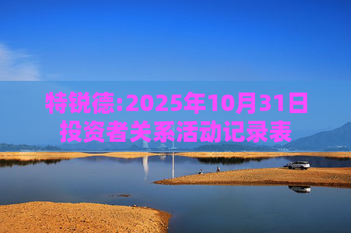 特锐德:2025年10月31日投资者关系活动记录表