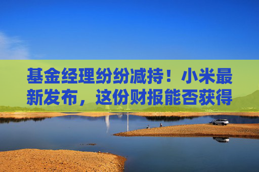 基金经理纷纷减持！小米最新发布，这份财报能否获得认可？