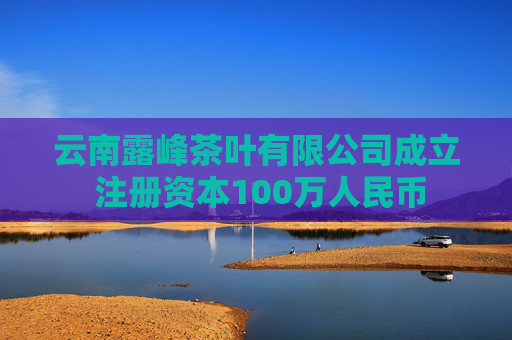 云南露峰茶叶有限公司成立 注册资本100万人民币 第1张 云南露峰茶叶有限公司成立 注册资本100万人民币 第1张