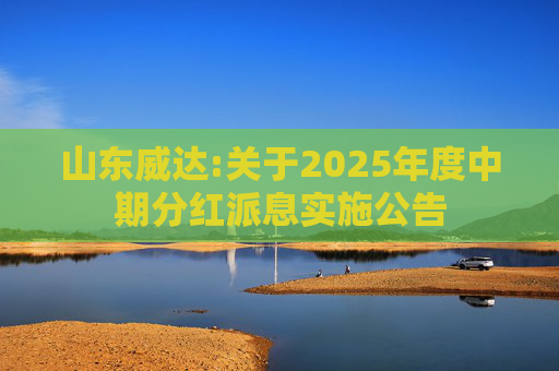 山东威达:关于2025年度中期分红派息实施公告  第1张