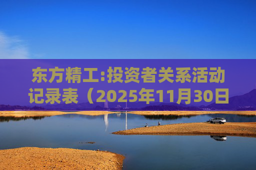 东方精工:投资者关系活动记录表（2025年11月30日）