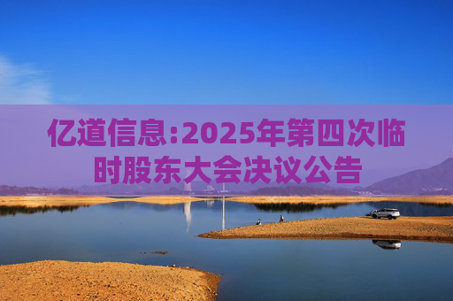 亿道信息:2025年第四次临时股东大会决议公告