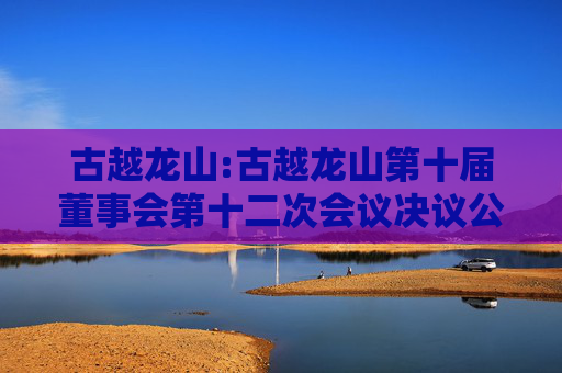 古越龙山:古越龙山第十届董事会第十二次会议决议公告