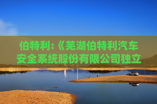 伯特利:《芜湖伯特利汽车安全系统股份有限公司独立董事工作制度》(2025年12月修订)