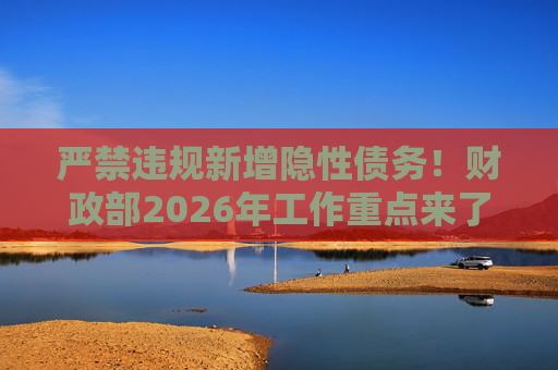 严禁违规新增隐性债务！财政部2026年工作重点来了