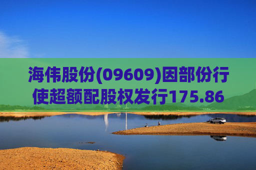 海伟股份(09609)因部份行使超额配股权发行175.86万股  第1张