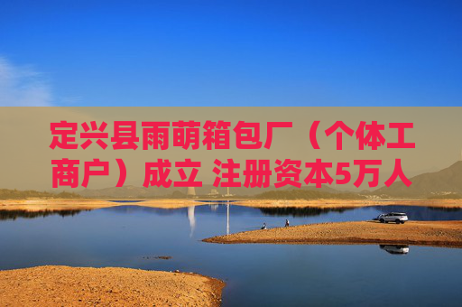 定兴县雨萌箱包厂（个体工商户）成立 注册资本5万人民币  第1张