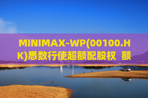 MINIMAX-WP(00100.HK)悉数行使超额配股权  额外筹资6.97亿港元