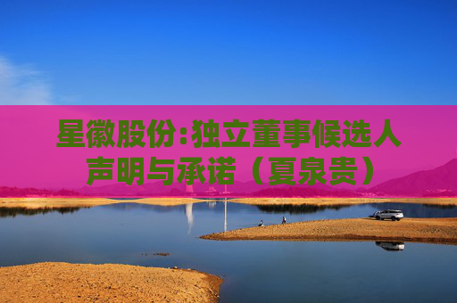 星徽股份:独立董事候选人声明与承诺（夏泉贵）