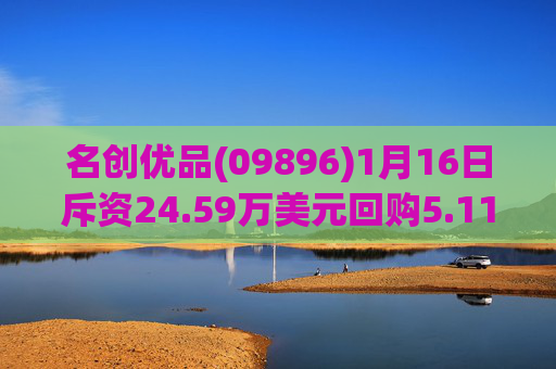 名创优品(09896)1月16日斥资24.59万美元回购5.11万股