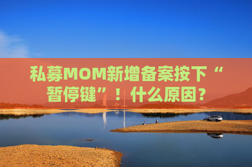 私募MOM新增备案按下“暂停键”！什么原因？