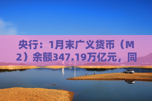 央行：1月末广义货币（M2）余额347.19万亿元，同比增长9%