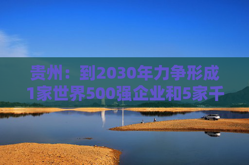 贵州：到2030年力争形成1家世界500强企业和5家千亿级、1家五百亿级、7家百亿级的省属骨干企业舰队