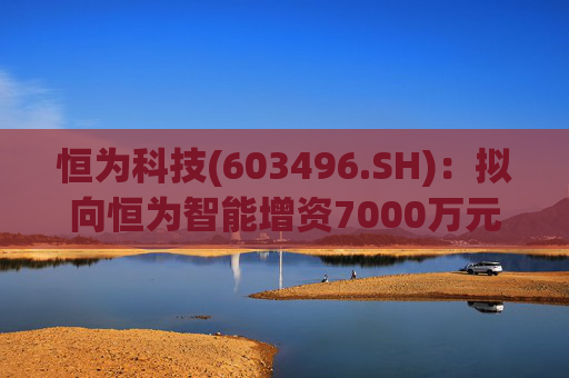 恒为科技(603496.SH):拟向恒为智能增资7000万元