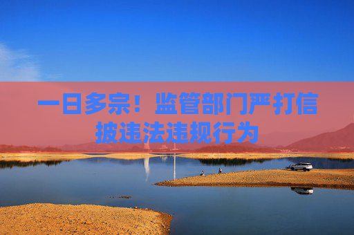 一日多宗！监管部门严打信披违法违规行为