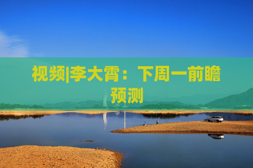 视频|李大霄：下周一前瞻预测