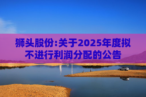 狮头股份:关于2025年度拟不进行利润分配的公告