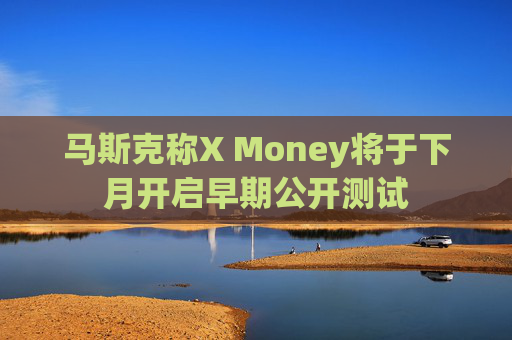 马斯克称X Money将于下月开启早期公开测试