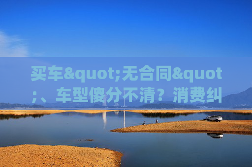 买车"无合同"、车型傻分不清？消费纠纷这样维权更有效