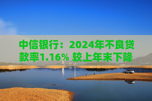 中信银行：2024年不良贷款率1.16% 较上年末下降0.02个百分点  第1张