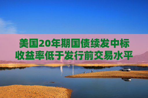 美国20年期国债续发中标收益率低于发行前交易水平