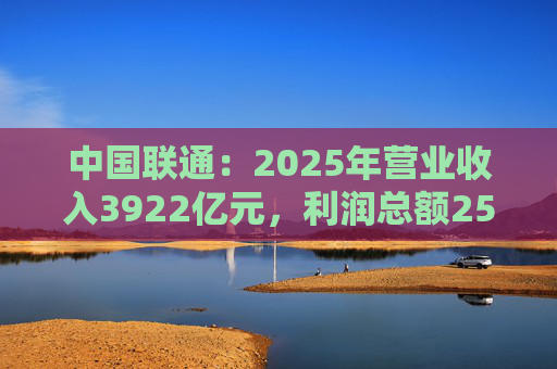 中国联通：2025年营业收入3922亿元，利润总额253亿元