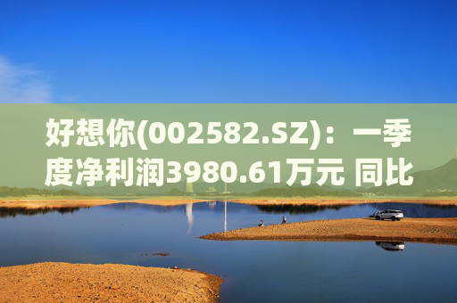 好想你(002582.SZ)：一季度净利润3980.61万元 同比增长216.08%