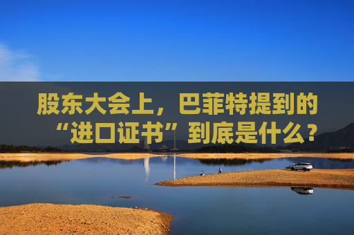 股东大会上，巴菲特提到的“进口证书”到底是什么？