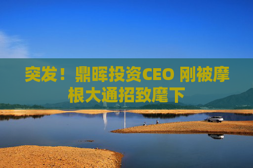 突发！鼎晖投资CEO 刚被摩根大通招致麾下
