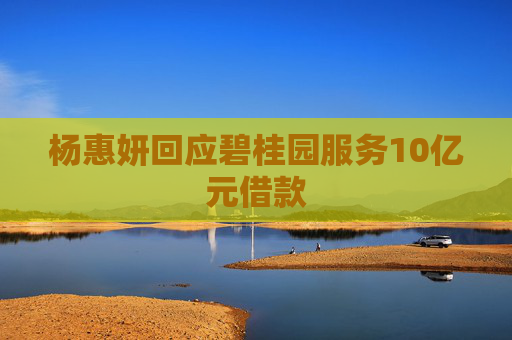 杨惠妍回应碧桂园服务10亿元借款