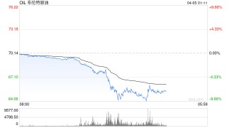 布伦特原油自2021年8月以来首次跌破65美元