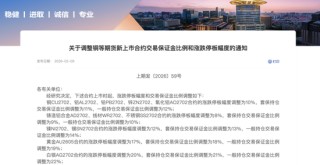 交易所出手！调整涨跌停板幅度