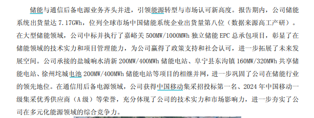 榜首依旧是宁德时代!2024年储能业务出货量TOP10盘点 第14张 榜首依旧是宁德时代!2024年储能业务出货量TOP10盘点 第14张