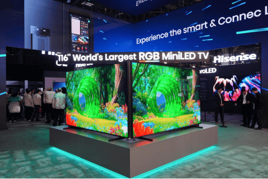 首秀即焦点!海信全新一代RGB-Mini LED电视116UX引爆CES 2026 第2张 首秀即焦点!海信全新一代RGB-Mini LED电视116UX引爆CES 2026 第2张