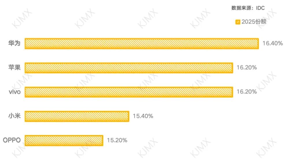 华为苹果争第一,全年手机TOP5都有谁? 第5张 华为苹果争第一,全年手机TOP5都有谁? 第5张